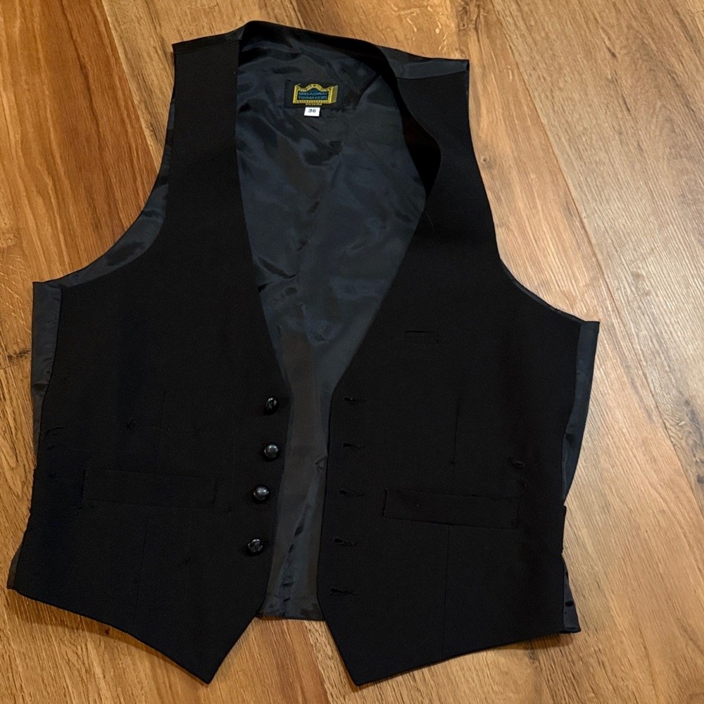 Classic Black Men's Vest